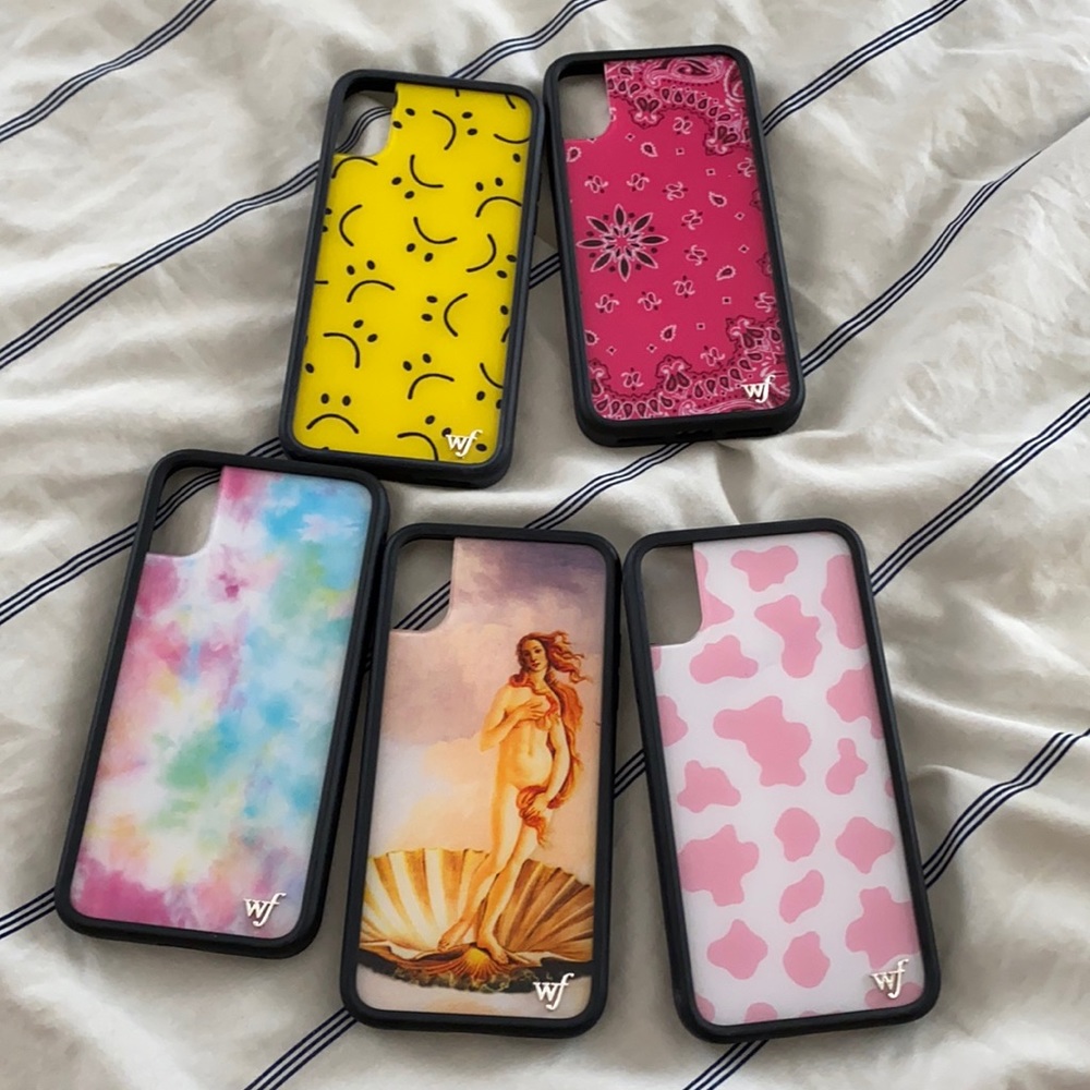 5 iPhone X wildflower cases from urban outfitters